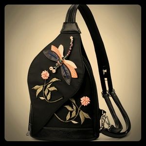 Casual Style Embroidery Flower and Birds Pattern